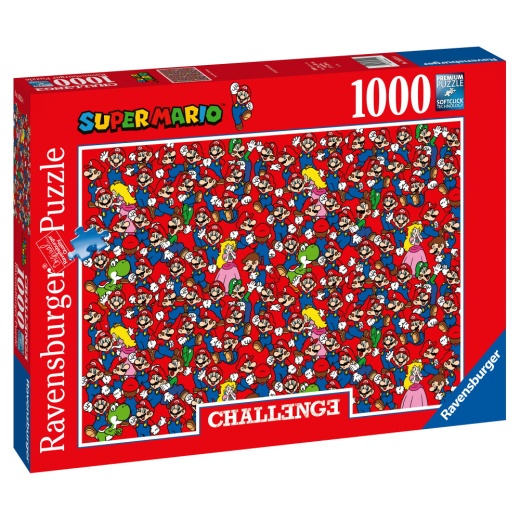 Ravensburger Pussel - Super Mario Challenge 1000 Bitar i gruppen PUSSEL / 1000 bitar hos Spelexperten (10216525)
