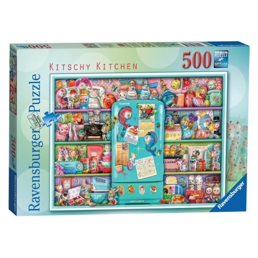 Ravensburger Pussel - Kitschy Kitchen 500 bitar i gruppen PUSSEL / < 625 bitar hos Spelexperten (10216575)