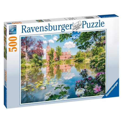 Ravensburger Pussel - Enchanting Muskau Castle 500 bitar i gruppen  hos Spelexperten (10216593)