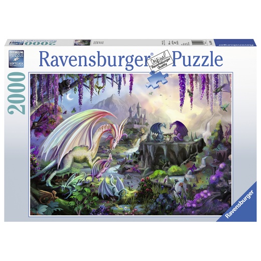 Ravensburger pussel: Dragon Valley 2000 Bitar i gruppen  hos Spelexperten (10216707)