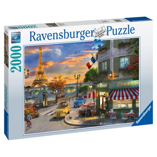 Ravensburger Pussel: Paris Sunset 2000 Bitar i gruppen PUSSEL / 2000 bitar > hos Spelexperten (10216716)