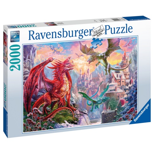 Ravensburger Pussel: Dragonland 2000 Bitar i gruppen  hos Spelexperten (10216717)