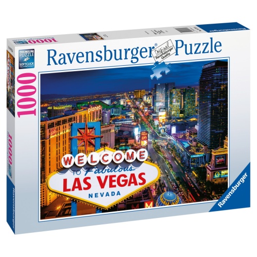 Ravensburger pussel: Las Vegas 1000 Bitar i gruppen PUSSEL / 1000 bitar hos Spelexperten (10216723)