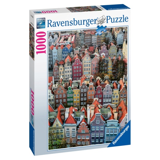 Ravensburger Pussel - Gdansk Polen 1000 Bitar i gruppen PUSSEL / 1000 bitar hos Spelexperten (10216726)