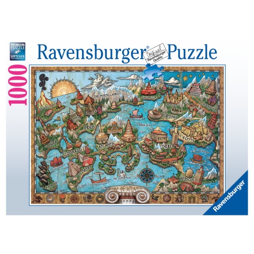 Ravensburger Pussel: Mysterious Atlantis 1000 Bitar i gruppen PUSSEL / 1000 bitar hos Spelexperten (10216728)