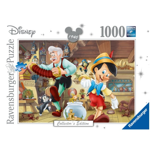 Ravensburger pussel: Pinocchio 1000 Bitar i gruppen PUSSEL / 1000 bitar hos Spelexperten (10216736)