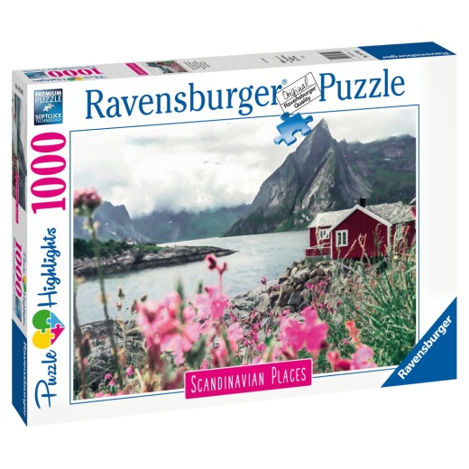 Ravensburger Pussel: Reine, Lofoten, Norway 1000 Bitar i gruppen PUSSEL / 1000 bitar hos Spelexperten (10216740)