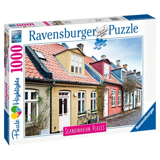 Ravensburger Pussel: Århus Danmark 1000 Bitar i gruppen  hos Spelexperten (10216741)