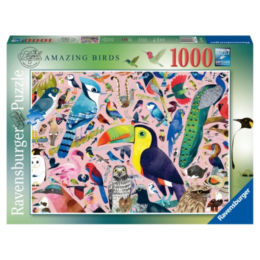 Ravensburger Pussel: Amazing Birds 1000 Bitar i gruppen  hos Spelexperten (10216769)