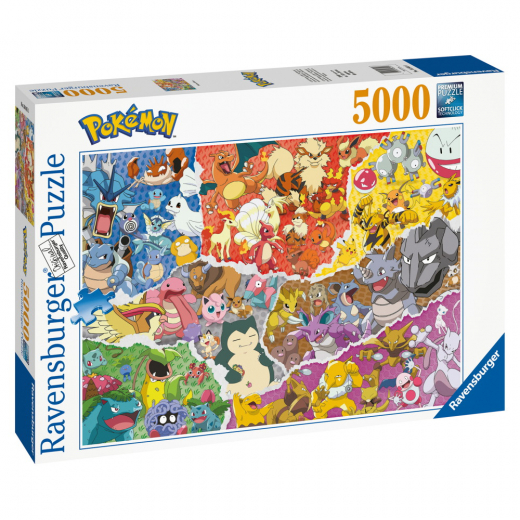Ravensburger Pussel: Pokémon Allstars 5000 Bitar i gruppen PUSSEL / 2000 bitar > hos Spelexperten (10216845)