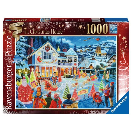 Ravensburger pussel: The Christmas House 1000 Bitar i gruppen PUSSEL / 1000 bitar hos Spelexperten (10216849)
