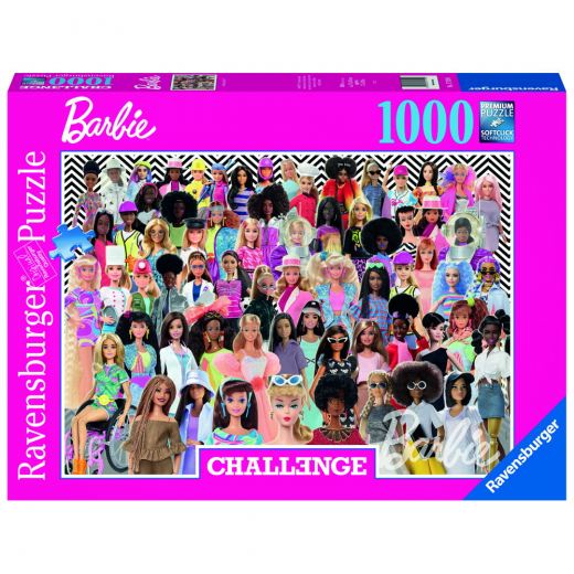 Ravensburger Pussel: Barbie Challenge 1000 Bitar i gruppen PUSSEL / 1000 bitar hos Spelexperten (10217159)