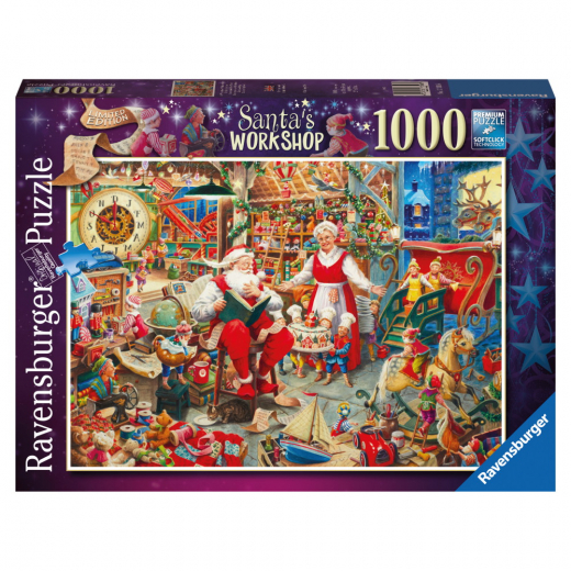 Ravensburger Pussel: Tomtens Verkstad 1000 Bitar i gruppen  hos Spelexperten (10217300)