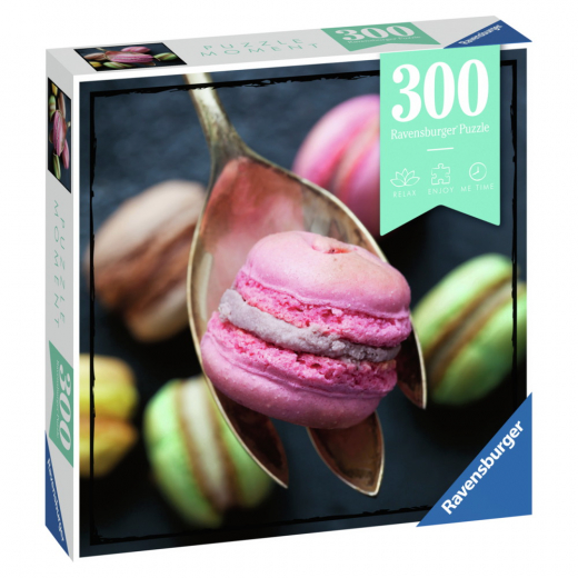 Ravensburger Pussel: Macarons 300 Bitar i gruppen PUSSEL / < 750 bitar hos Spelexperten (10217374)