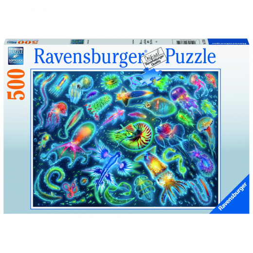 Ravensburger Pussel: Jellyfish 500 Bitar i gruppen PUSSEL / < 750 bitar hos Spelexperten (10217375)