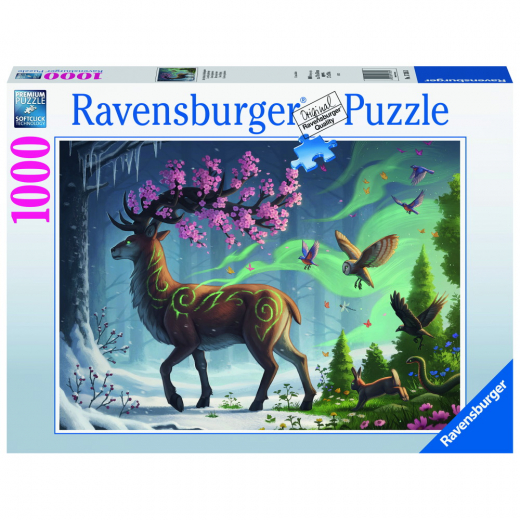 Ravensburger Pussel: Spring Deer 1000 Bitar i gruppen PUSSEL / 1000 bitar hos Spelexperten (10217385)