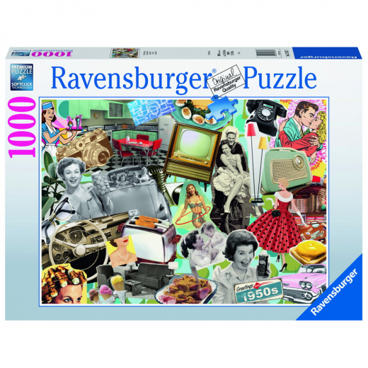 Ravensburger Pussel: The 50s 1000 Bitar i gruppen PUSSEL / 1000 bitar hos Spelexperten (10217387)