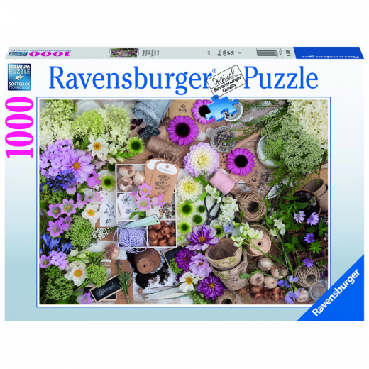 Ravensburger Pussel: Magnificent Flower Love 1000 Bitar i gruppen  hos Spelexperten (10217389)