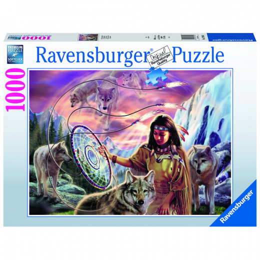 Ravensburger Pussel: Dreamcatcher 1000 Bitar i gruppen PUSSEL / 1000 bitar hos Spelexperten (10217394)