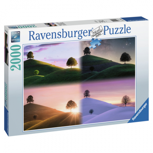 Ravensburger Pussel: Atmospheric Trees and Mountains 2000 Bitar i gruppen PUSSEL / 2000 bitar > hos Spelexperten (10217443)