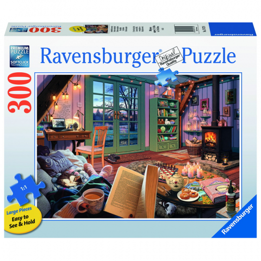 Ravensburger Pussel: Cozy Retreat - 300 Bitar i gruppen  hos Spelexperten (10217472)