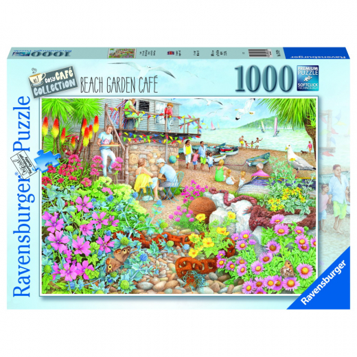 Ravensburger Pussel: Beach Garden Cafe 1000 Bitar i gruppen PUSSEL / 1000 bitar hos Spelexperten (10217479)