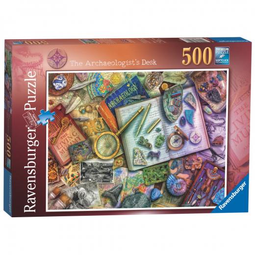 Ravensburger Pussel - Archaeology 500 Bitar i gruppen PUSSEL / < 750 bitar hos Spelexperten (10217520)