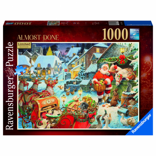 Ravensburger Pussel: Christmas Almost Done 1000 Bitar i gruppen PUSSEL / 1000 bitar hos Spelexperten (10217547)