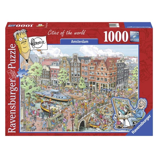 Ravensburger Pussel: Amsterdam 1000 bitar i gruppen PUSSEL / 1000 bitar hos Spelexperten (10219192)