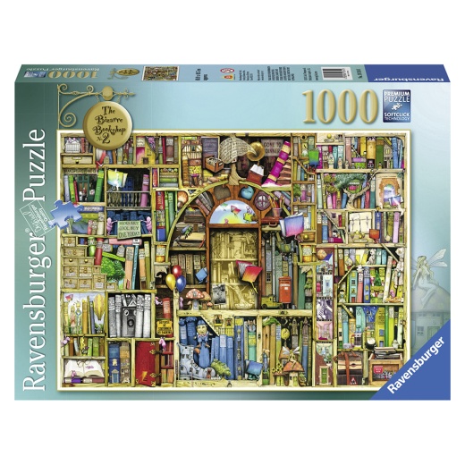 Ravensburger pussel: CT: The Bizarre Bookshop 2 1000 Bitar i gruppen PUSSEL / 1000 bitar hos Spelexperten (10219314)