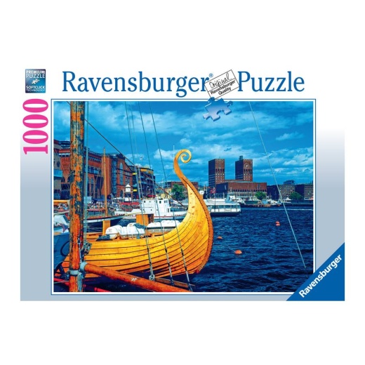 Ravensburger pussel: Oslo 1000 bitar i gruppen PUSSEL / 1000 bitar hos Spelexperten (10219714)