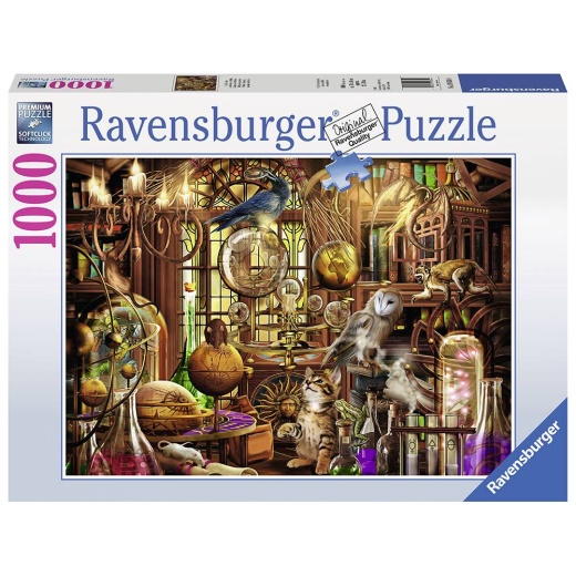 Ravensburger pussel: Merlin`s Laboratory 1000 bitar i gruppen  hos Spelexperten (10219834)