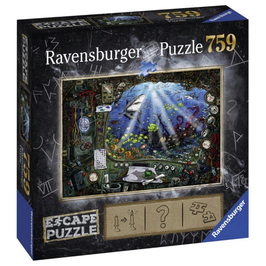 Ravensburger Pussel - ESCAPE 4 Submarine 759 Bitar i gruppen  hos Spelexperten (10219959)
