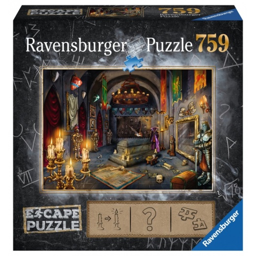 Ravensburger Pussel - ESCAPE 6 Vampire Castle 759 Bitar i gruppen SÄLLSKAPSSPEL / Knep & knåp hos Spelexperten (10219961)