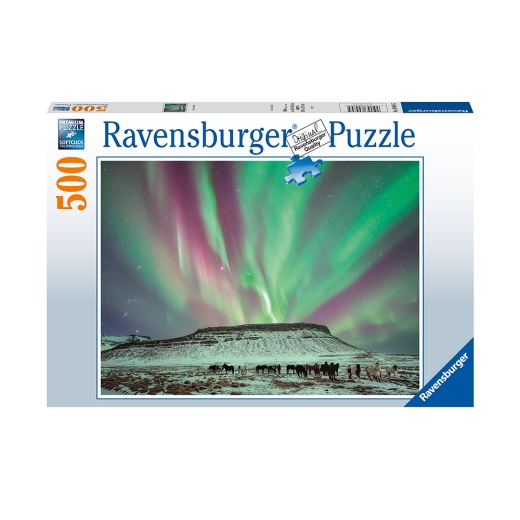 Ravensburger pussel: Aurore boreale 500 Bitar i gruppen  hos Spelexperten (10289489)