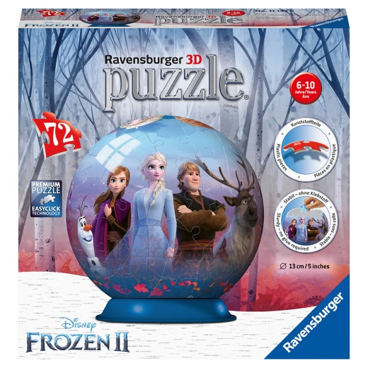 Ravensburger 3D pussel: Disney Frozen 2 - 72 Bitar i gruppen PUSSEL / Barnpussel hos Spelexperten (10311142)