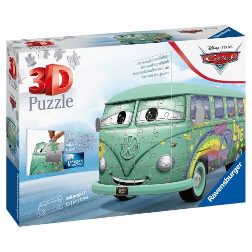 Ravensburger 3D Pussel -  Pixar Cars - 184 Bitar i gruppen PUSSEL / 3D pussel hos Spelexperten (10311185)