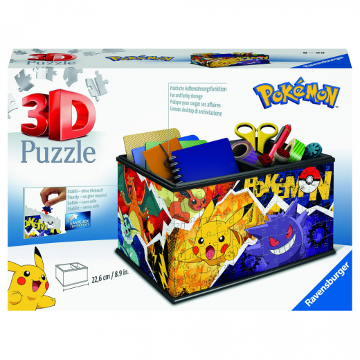 Ravensburger 3D Pussel: Storage Box Pokémon 216 Bitar i gruppen PUSSEL / < 750 bitar hos Spelexperten (10311546)