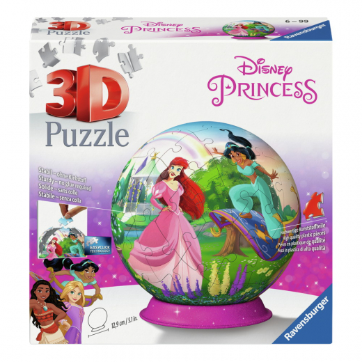 Ravensburger 3D Pussel: Disney Princess Ball 72 Bitar i gruppen PUSSEL / 3D pussel hos Spelexperten (10311579)