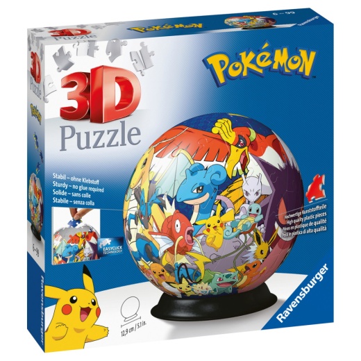 Ravensburger 3D Pussel: Pokémon 72 Bitar i gruppen PUSSEL / 3D pussel hos Spelexperten (10311785)