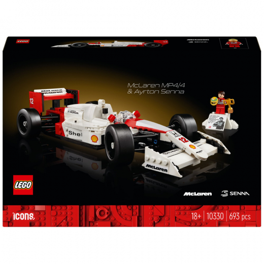 LEGO Icons - McLaren MP4/4 & Ayrton Senna i gruppen LEKSAKER / LEGO / LEGO Icons hos Spelexperten (10330)