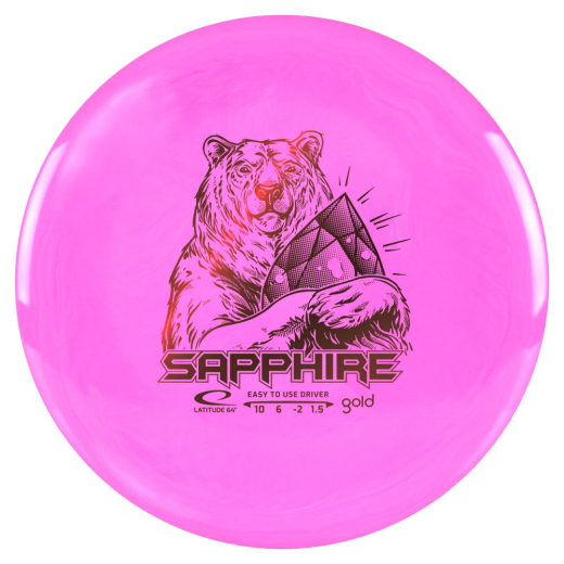 Latitude 64° Gold Sapphire Pink i gruppen UTOMHUSSPEL / Disc Golf & frisbee / Distance Drivers hos Spelexperten (103540)