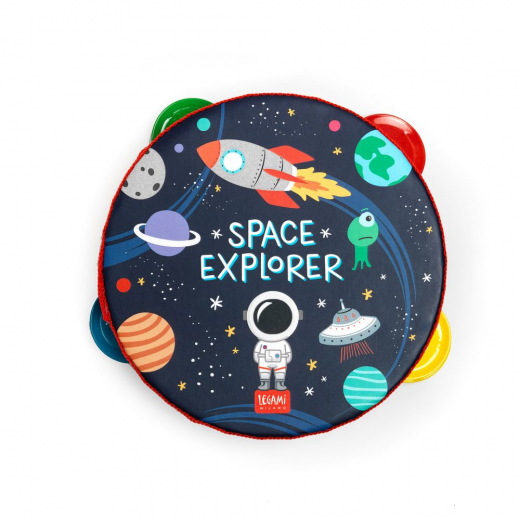 Tamburin - Space i gruppen LEKSAKER / Barn & baby / Barn & babyleksaker hos Spelexperten (103572)