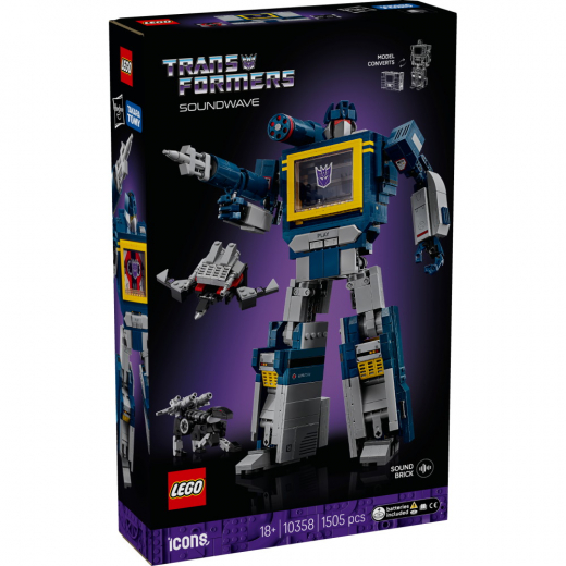 LEGO Icons - Transformers Soundwave i gruppen LEKSAKER / LEGO hos Spelexperten (10358)