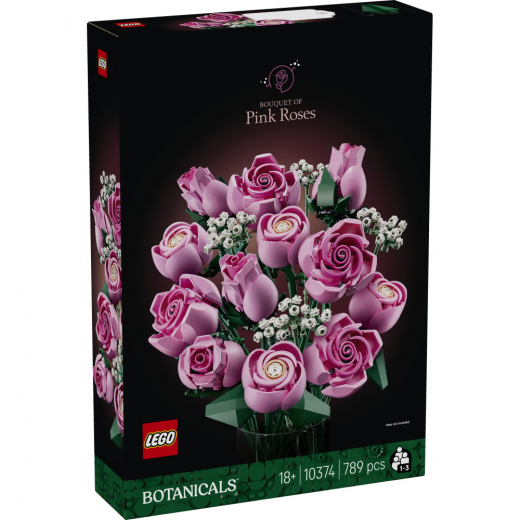 LEGO Botanicals - Bukett Med Rosa Rosor i gruppen LEKSAKER / LEGO / LEGO Botanicals hos Spelexperten (10374)