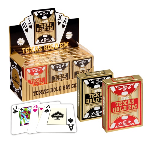 Copag Texas Hold 'Em Gold Jumbo Face Display Mix i gruppen  hos Spelexperten (104006338)