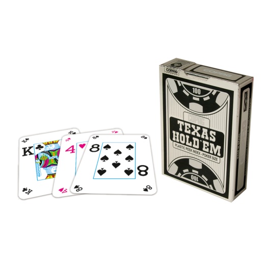 Copag Texas Hold 'Em Silver Peek Index Black i gruppen SÄLLSKAPSSPEL / Poker & Casino / Poker hos Spelexperten (104008324b)