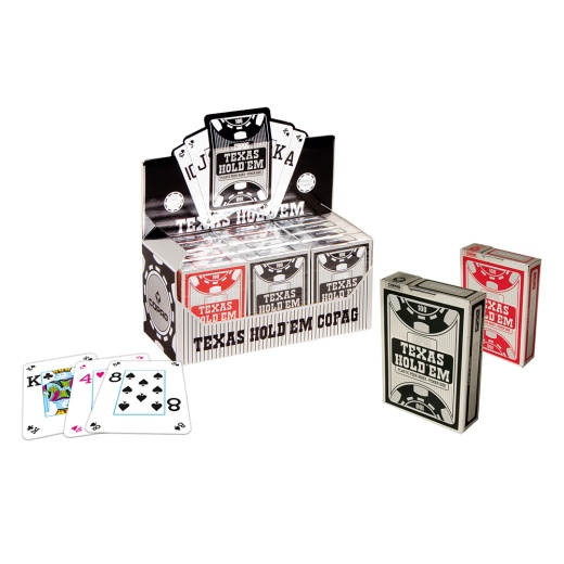 Copag Texas Hold 'Em Display Silver Peek Index Mix i gruppen SÄLLSKAPSSPEL / Poker & casino / Poker hos Spelexperten (104008328)