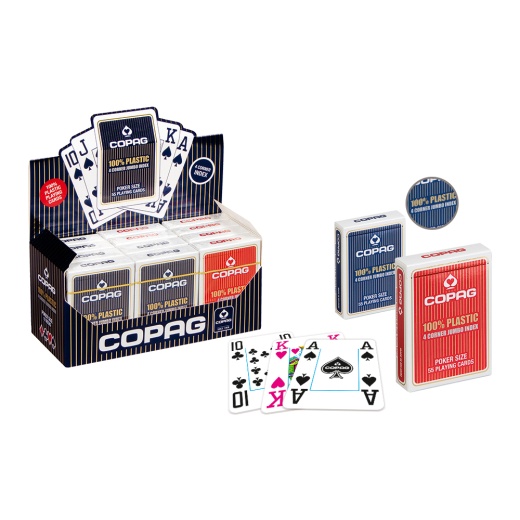 Copag Jumbo Face 4 Pips Display Mix i gruppen SÄLLSKAPSSPEL / Poker & casino / Poker hos Spelexperten (104009328)