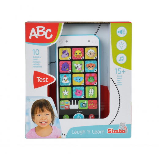 ABC Smarttelefon med Ljud i gruppen LEKSAKER / Barn & baby / Barn & babyleksaker hos Spelexperten (104010002Y06)